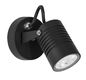 Preview: Nova Luce FEND LED Wandleuchte Schwarz 10W IP65 Warmweiss 6,5x9x15cm 9971452