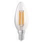 Preview: OSRAM GLOWDim E14 LED Kerze Superstar 4,5W B40 Dimmbar Filament klar tunable white wie 40W 4058075435490