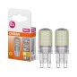 Preview: 2er-Pack OSRAM LED Lampe PIN G9 40 4.2W G9 klar warmweiss wie 40W 4058075449893