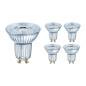 Preview: 5er-Pack OSRAM PARATHOM PAR16 4.5W 930 GU10 Spot, Strahler 350lm 3000K warmweiss wie 50W dimmbar 4058075797949