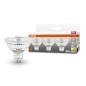 Preview: 3er Pack OSRAM LED STAR MR16 12V 6.5W 827 GU5.3 Spot, Strahler 630lm 2700K warmweiss wie 50W 4099854099090