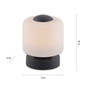 Preview: Paul Neuhaus BOTA LED Tischleuchte Warmweiss 5W 15,5-15cm 4037-13