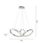 Preview: Paul Neuhaus TANJA LED Pendelleuchte Warmweiss 39W 60-120cm 8222-17