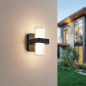 Preview: Reality Limeira LED Wandleuchte 2x SMD, 3,5W Schwarz Matt warmweiss