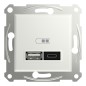 Preview: Schneider Electric ASFORA USB Ladestation Typ A+USB-C UP weiss EPH2770421D