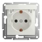 Preview: Schneider Electric ASFORA Steckdose 16A mit Klappdeckel UP weiss EPH3170121D