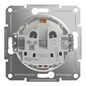 Preview: Schneider Electric ASFORA Steckdose 16A mit Klappdeckel UP weiss EPH3170121D