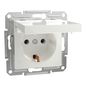 Preview: Schneider Electric ASFORA Steckdose 16A mit Klappdeckel UP weiss EPH3170121D