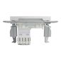 Preview: Schneider Electric ASFORA RJ45 Kat. 6e UTP 1-Fach ICD UP weiss EPH4770121D