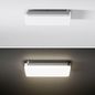 Preview: SIGOR Aufbauleuchte Square 260mm silber Sensor Deckenleuchte 18W 4000K IP20 110° 2100lm