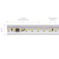 Preview: SIGOR 8W/m Hochvolt LED-Streifen 2700K 10m 120LED/m IP65 230V 560lm/m Ra90