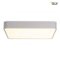 Preview: SLV 1000727 MEDO 60 SQUARE LED Deckenleuchte silbergrau 1-10V 3000K