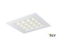 Preview: SLV 1003077 PAVONO 600x600 LED Deckeneinbauleuchte weiß 4000K UGR16