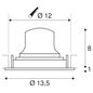 Preview: SLV 1003558 NUMINOS DL M LED Einbauleuchte schwarz/chrom 2700K 40° schwenkbar