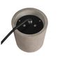 Preview: SLV 1006408 CONCRETO FL, Stehleuchte, Standlampe rund GU10 grau 10W IP65