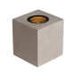 Preview: SLV 1006409 CONCRETO FL, Stehleuchte, Standlampe eckig GU10 grau 10W IP65