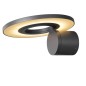 Preview: SLV 1007236 I-RING, LED Wandaufbauleuchte, 9,2W, 3000K, anthrazit