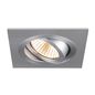 Preview: SLV 1007350 NEW TRIA 75, Deckeneinbauring, L: 9 B: 9 H: 2.6 cm, aluminium