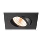 Preview: SLV 1007438 NEW TRIA UNIVERSAL 68, LED Deckeneinbauleuchte, 2500/3000/4000K, 38°, quadratisch, schwarz