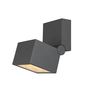 Preview: SLV 1007458 S-CUBE, LED LED Wand-Deckenaufbauleuchte, 2700/3000K, 15W, PHASE, 80°, anthrazit