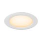 Preview: SLV 1007480 LED Downlight V 150, flache Abdeckung weiß