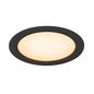 Preview: SLV 1007485 LED Downlight V 200, flache Abdeckung schwarz