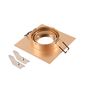 Preview: SLV 1007637 NEW TRIA 75 XL, Deckeneinbauring, L: 11 B: 11 H: 2.6 cm, rosegold