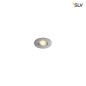 Preview: SLV 113976 NEW TRIA MINI DL ROUND Set Downlight alu-brushed 30° 3000K inkl. Treiber Clipfed.