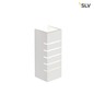 Preview: SLV 148010 Wandleuchte GL 100 SLOT eckig weisser Gips E14 max. 40W