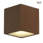 Preview: SLV 232537 SITRA CUBE Wandleuchte rostfarben 2xGX53 max. 2x9W