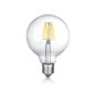 Preview: Trio Globe LED Lampe E27  6W ⌀9,5cm dimmbar Klar warmweiss wie 60w