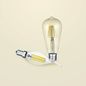 Preview: Trio Kolben LED Lampe E27  6W ⌀6,4cm Amber warmweiss wie 36w