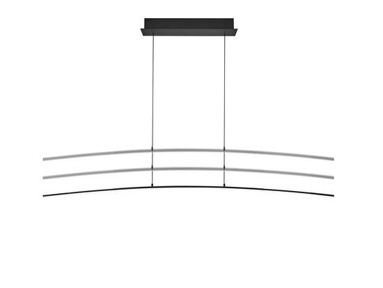 Hell Sira LED Pendelleuchte Dimmbar stufenlos höhenverstellbar Schwarz 20631/1-06