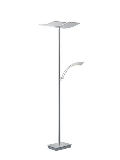 Hell Duo LED Stehleuchte Dimmbar 182cm CCT Nickel 60367/2-92