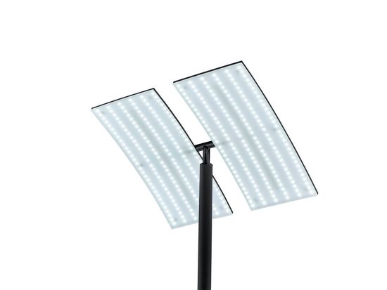 Hell Dual LED Stehleuchte Dimmbar 182cm CCT Schwarz 60454/1-06