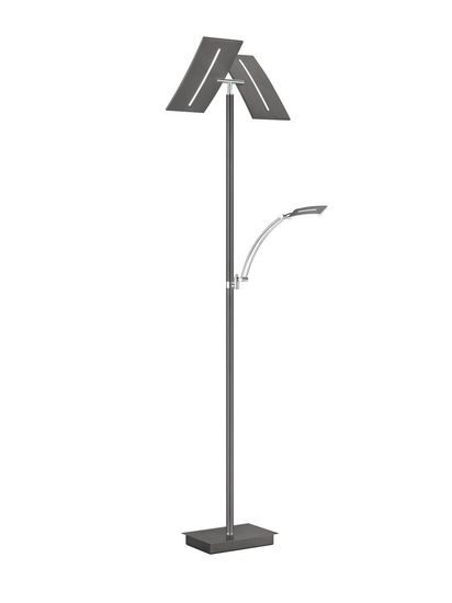 Hell Dual LED Stehleuchte 3-fach Dimmbar 182cm CCT Bronze 60458/2-15