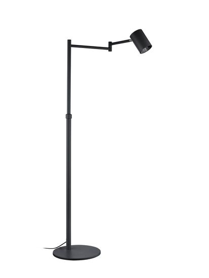 Hell Pepe LED Stehleuchte 4-fach Warmweiss Dimmbar 124cm Höhenverstellbar 77-133cm Schwarz 60535/1-06