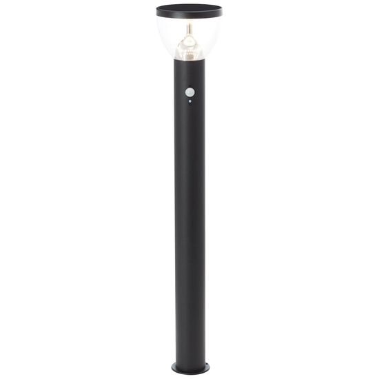 Brilliant Tulip LED Außenstehleuchte 3W Warmweiß IP44 Schwarz Solar, Bewegungsmelder G40412/06