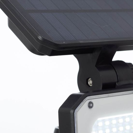 Brilliant Joplin LED Außenspießleuchte 7W Neutralweiß IP54 Schwarz Solar, Bewegungsmelder G40426/06