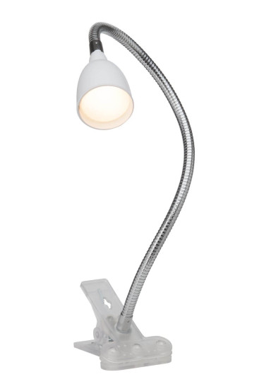 Brilliant Anthony LED Klemmleuchte 2,4W Warmweiß Eisen Weiß G92936/05