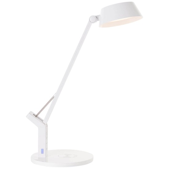 Brilliant Kaila LED Tischleuchte mit Induktionsladeschale 8W Weiß Memory Funktion, Wireless charging G93126/05