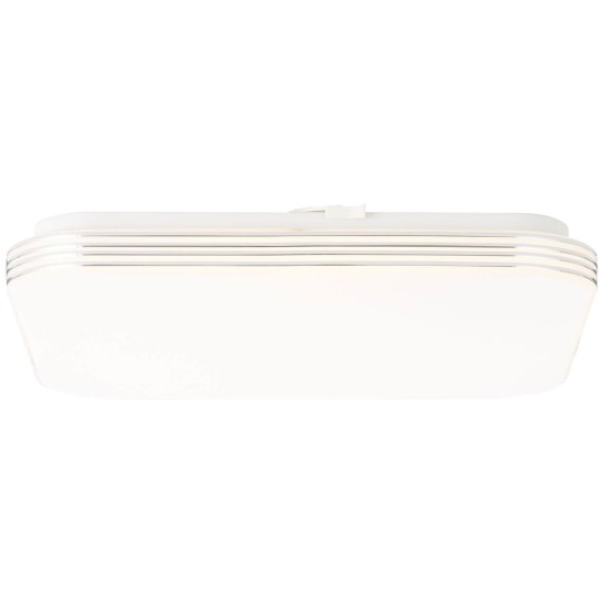 Brilliant Ariella LED Wand- und Deckenleuchte 34x34cm 24W Warmweiß Weiß Chrom G96964/05