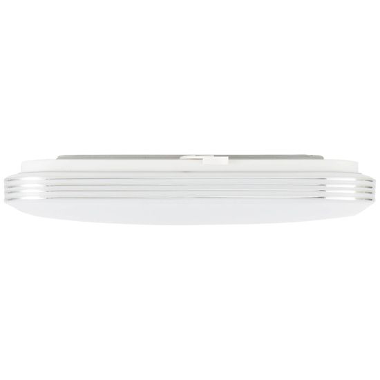 Brilliant Ariella LED Wand- und Deckenleuchte 34x34cm 24W Warmweiß Weiß Chrom G96964/05