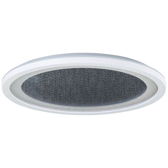 Brilliant Tanida LED Deckenaufbau-Paneel 29,5cm 22W Weiß Glitzereffekt, Memory Funktion, Nachtlicht G98936/05