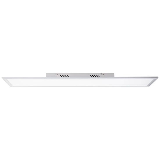 Brilliant Flat LED Deckenaufbau-Paneel 100x25cm 32W Silber Memory Funktion, Nachtlicht, Timer G99511/58