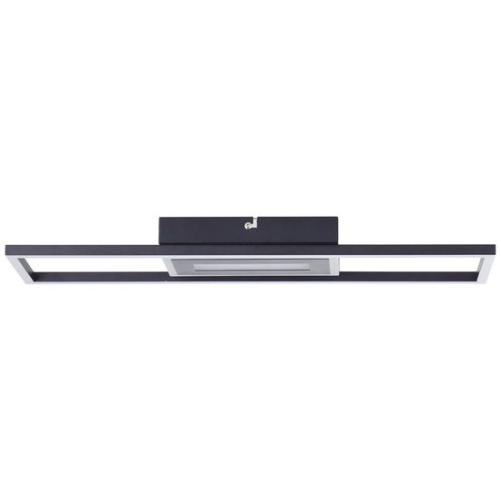 Brilliant Besson LED Deckenleuchte 55x16cm 24W Warmweiß Schwarz G99896A06