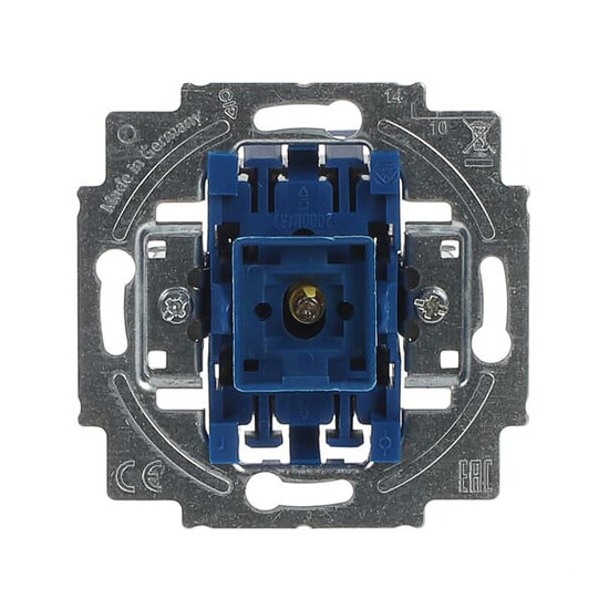 Busch-Jaeger Wippkontrollschalter-Einsatz Aus- und Wechselschaltung mit N-Klemme 2CKA001022A0474 2000/6 USK