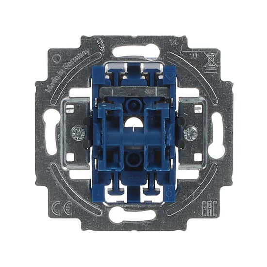 Busch-Jaeger Wipptaster-Einsatz 2 x 1-polig, 2 Schließer 2CKA001413A0509 2020 US-205-101