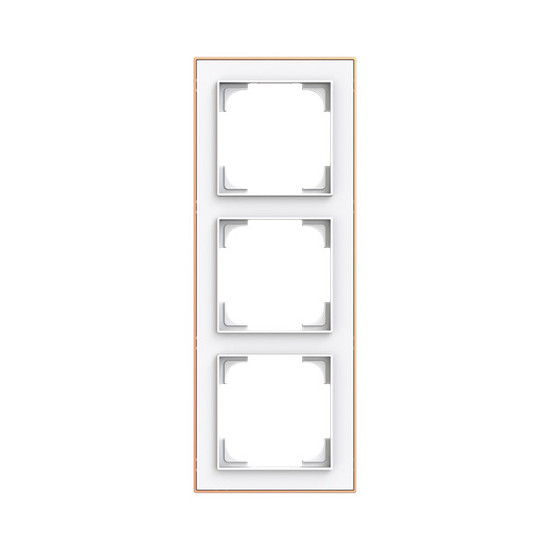 Busch-Jaeger Rahmen 3-fach mit Dekorring Busch-art linear 2CKA001754A4914 1723-441M