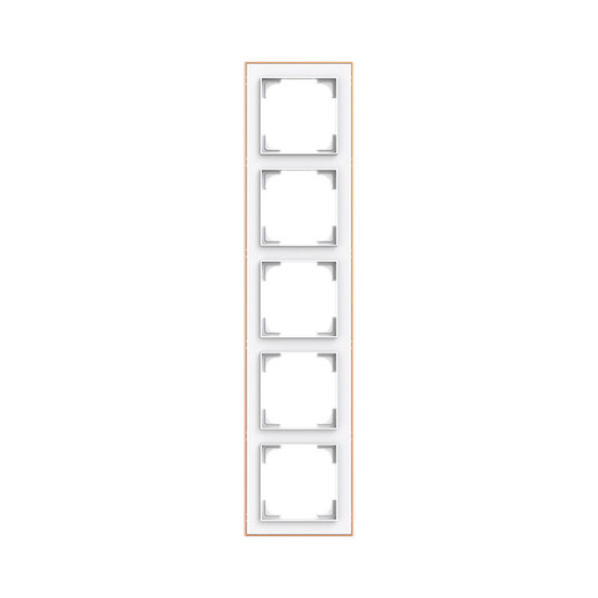 Busch-Jaeger Rahmen 5-fach mit Dekorring Busch-art linear 2CKA001754A4926 1725-441M